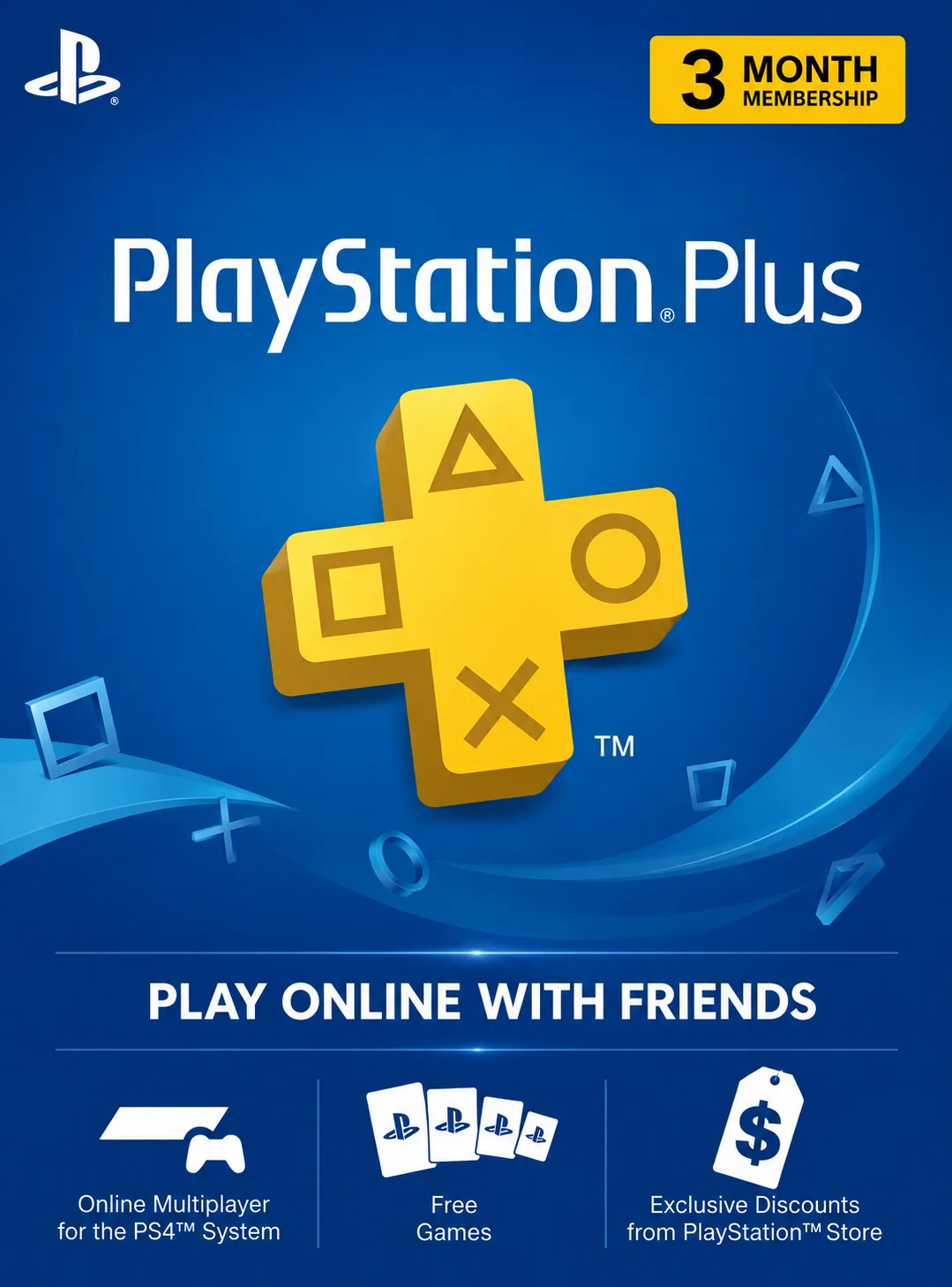 Playstation Plus 3 Month Essential