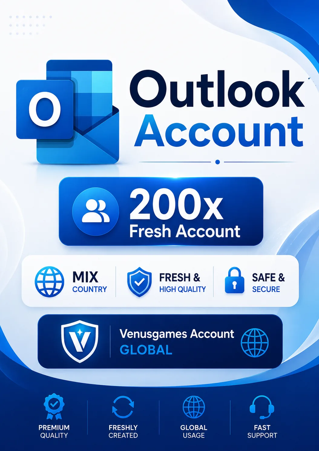 Outlook Account 200 X